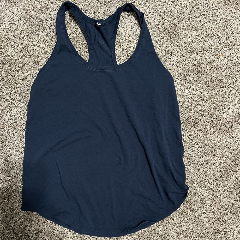 lululemon navy blue racer back